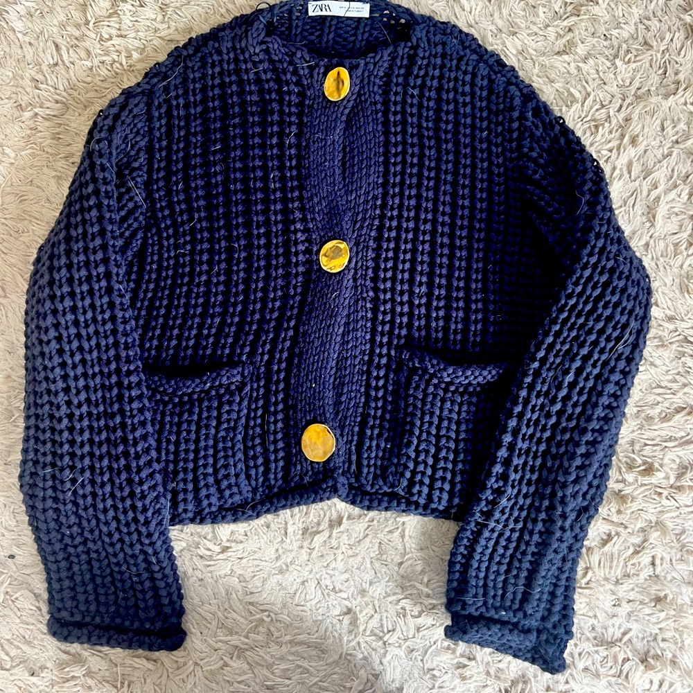 Zara chunky knit cardigan